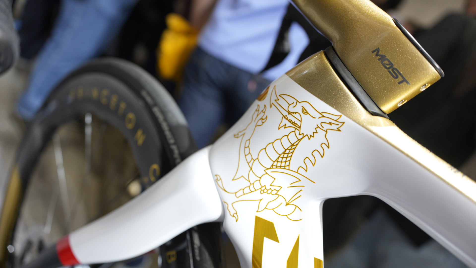 close up details of expensive bikes