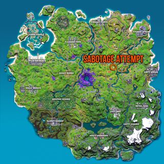 Fortnite Mole Sabotage Attempt map