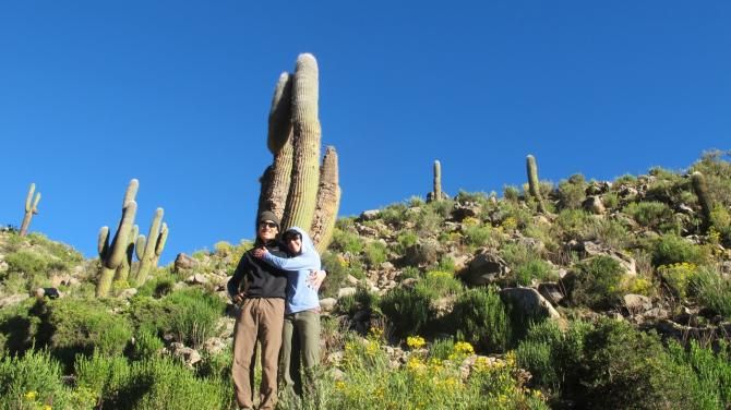 Mike Broderick and Mary McConneloug enjoying the Argentinian high country (2100m)