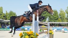 Je T'Aime Flamenco Euro. Showjumping Champs. Madrid 17. 09. 11 G.P. Billy Twomey on Je T'Aime Flamenco (Ire)