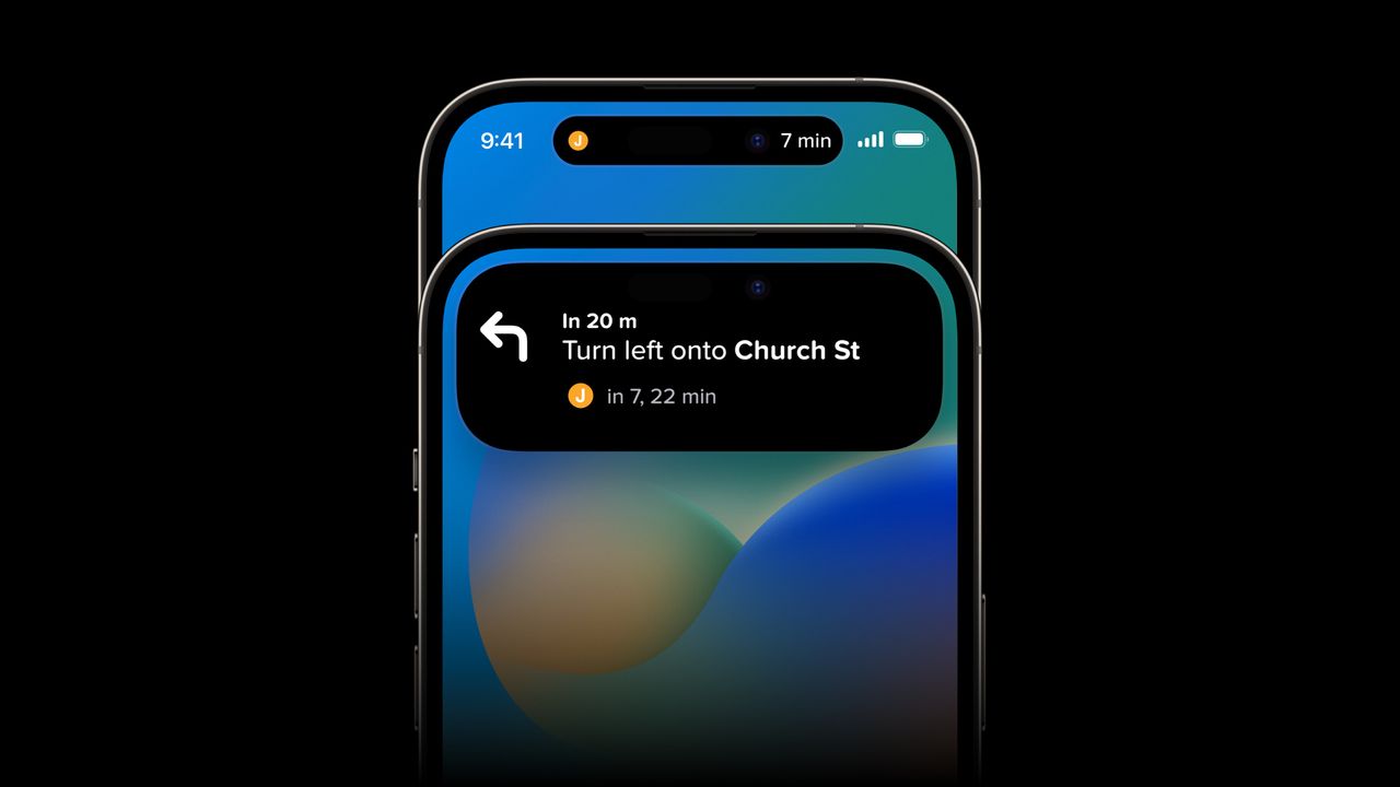 Apple Maps live activities