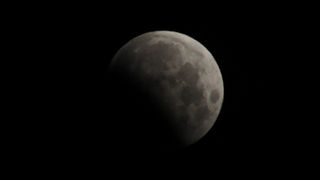 Partial Lunar Eclipse Photographed by Faherty