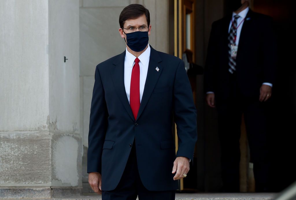 Former Defense Secretary Mark Esper.