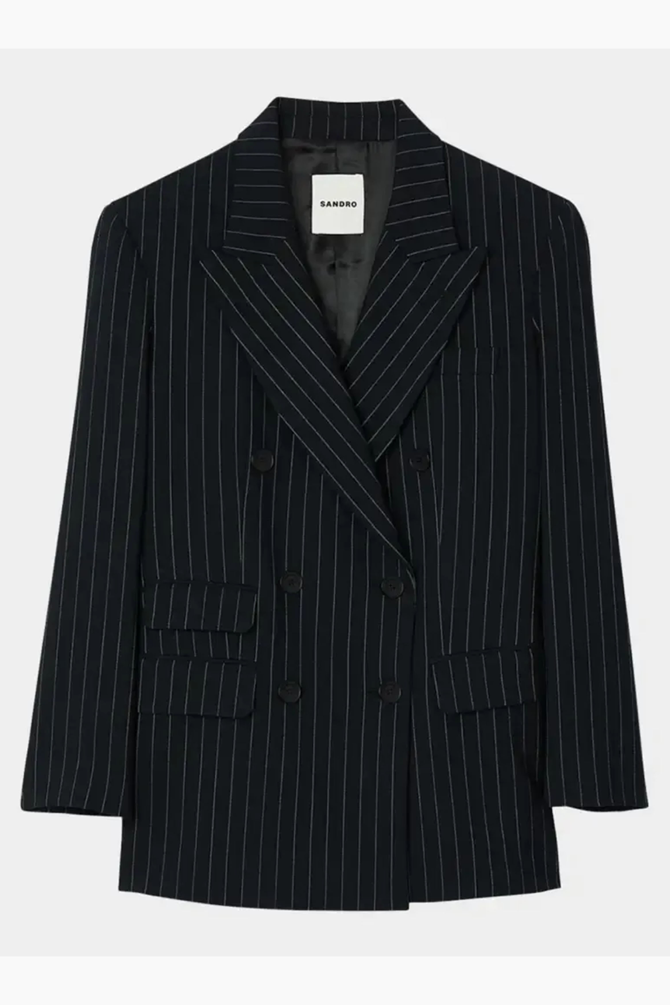Sandro, Courbevoie Striped Suit Jacket