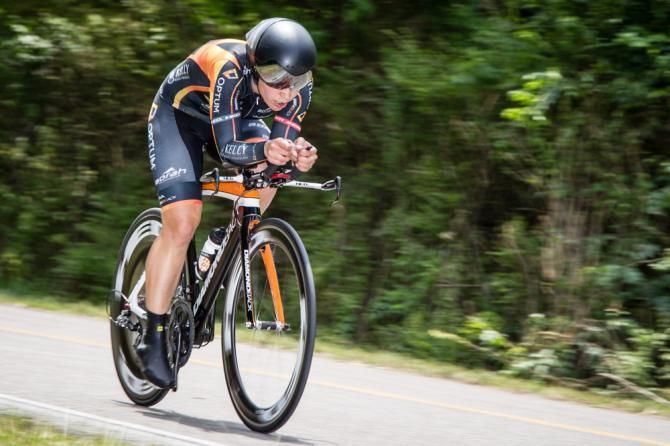 Brianna Walle (Optum) had a strong seventh place ride today