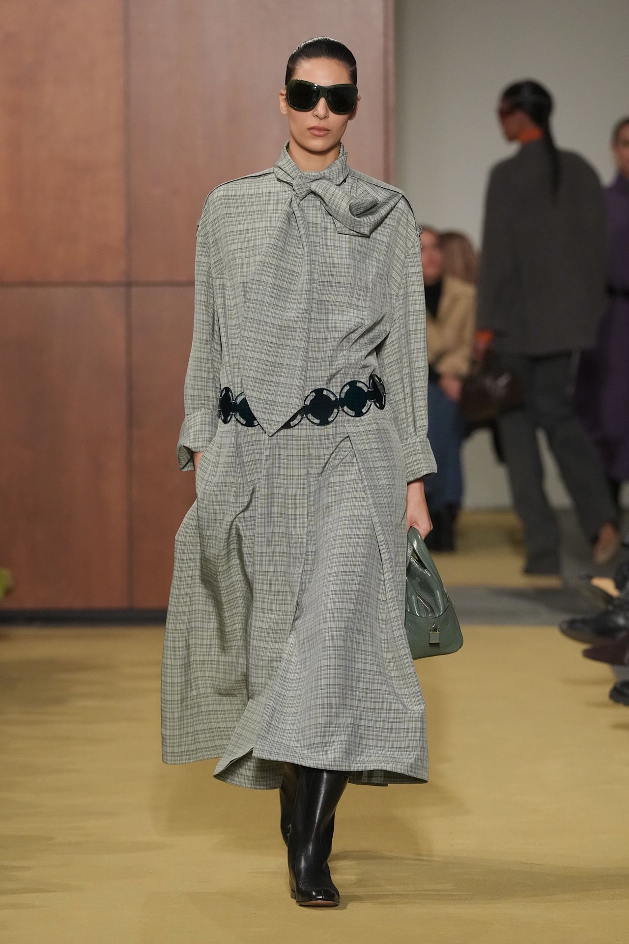 models on the Fall 2026 Tory Burch fashion show runway