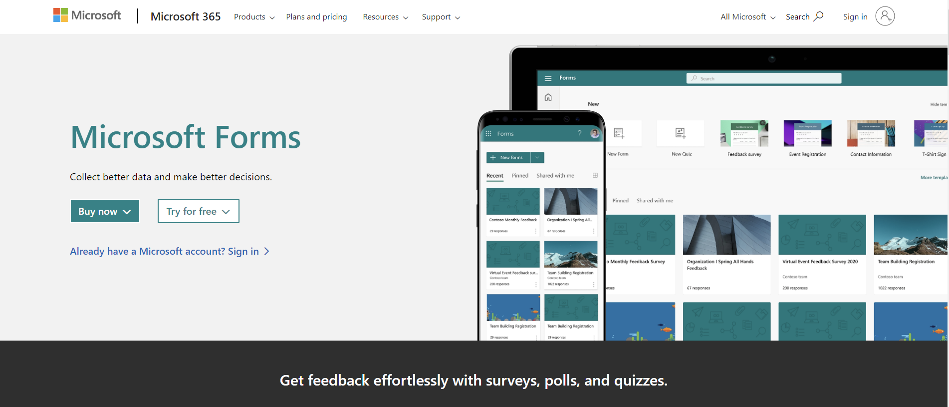 About: Surveys, Quizzes and Forms in Microsoft 365 - IT Portal