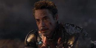 Avengers: Endgame Tony Stark banged up after battle