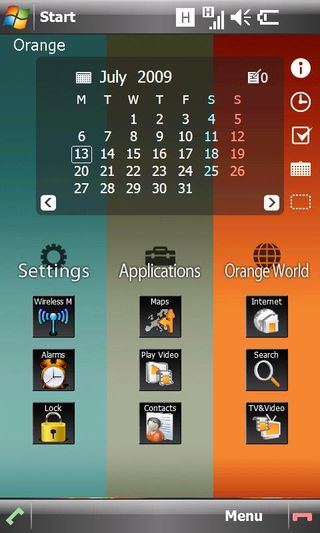 Toshiba tg01 gadget zone calendar