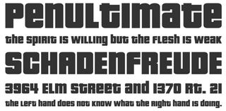 Free retro fonts: Pricedown
