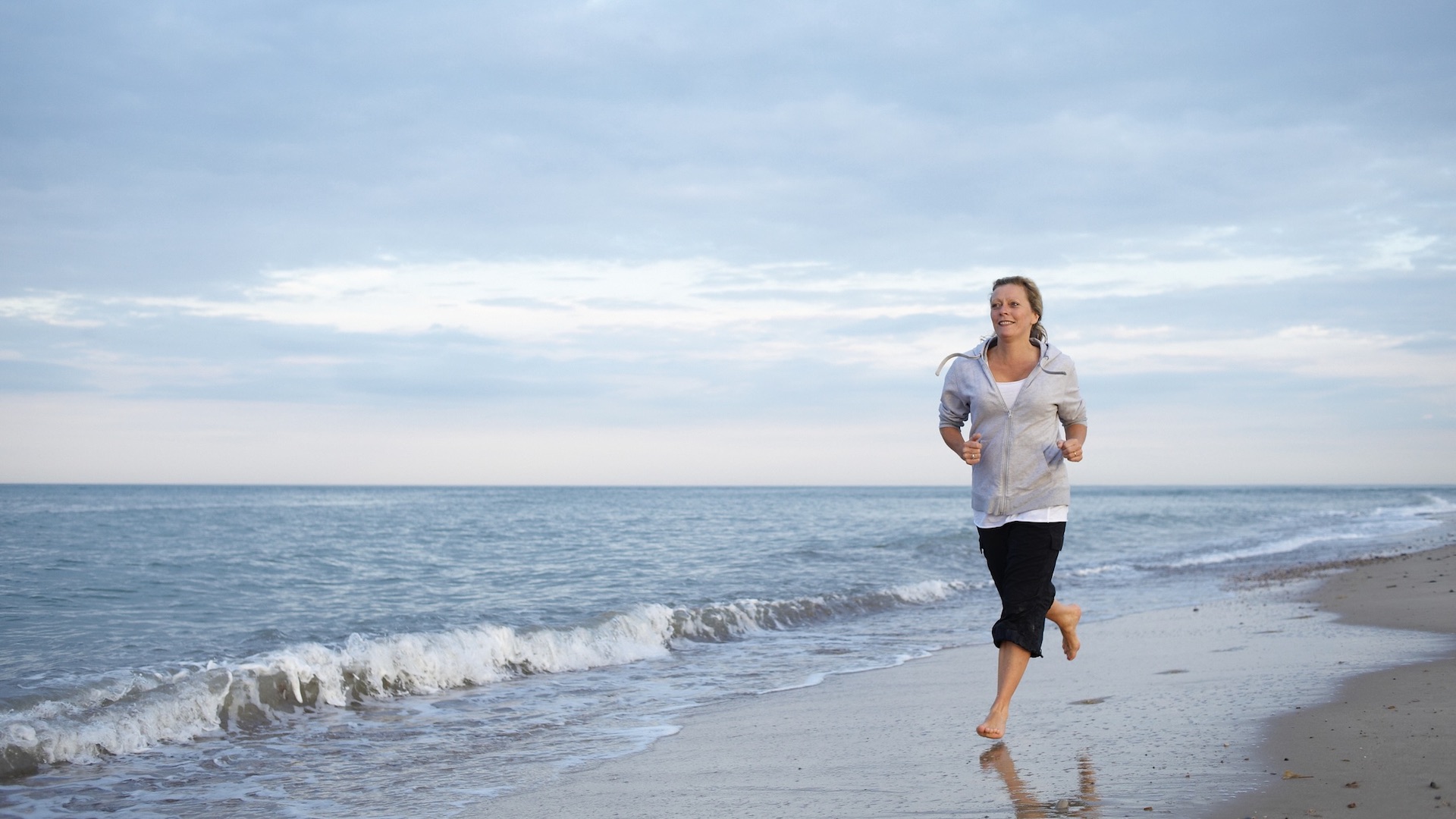 running barefoot