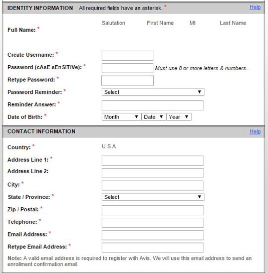 Web form