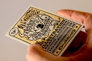 Letterpress business cards: Dane Holmquist