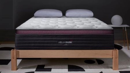 The Helix Dusk Luxe Mattress, our top pick for best mattress for stomach sleepers