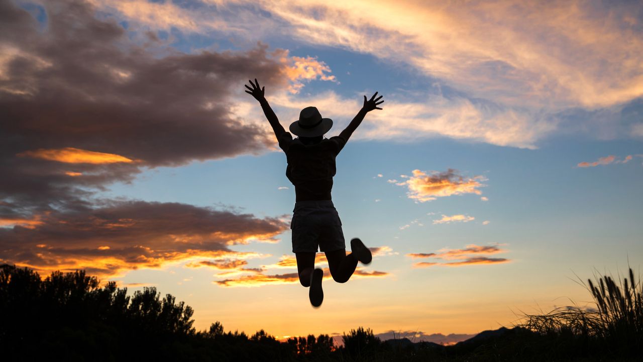 woman jumping silhouette Jane Fallon