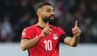 Mo Salah in action for Egypt at the 2026 Africa Cup of Nations
