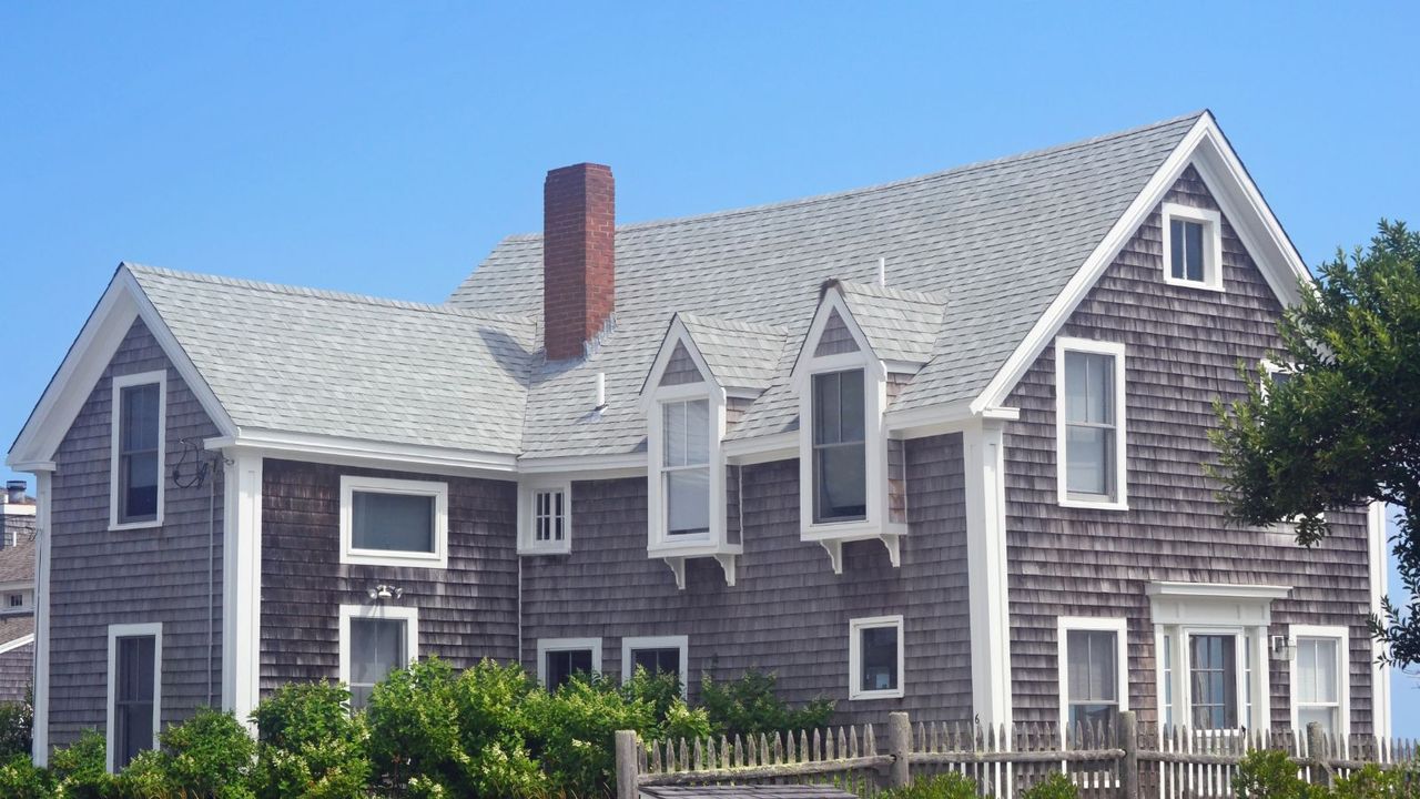 A traditional Cape Cod house in Provincetown, Massachusetts