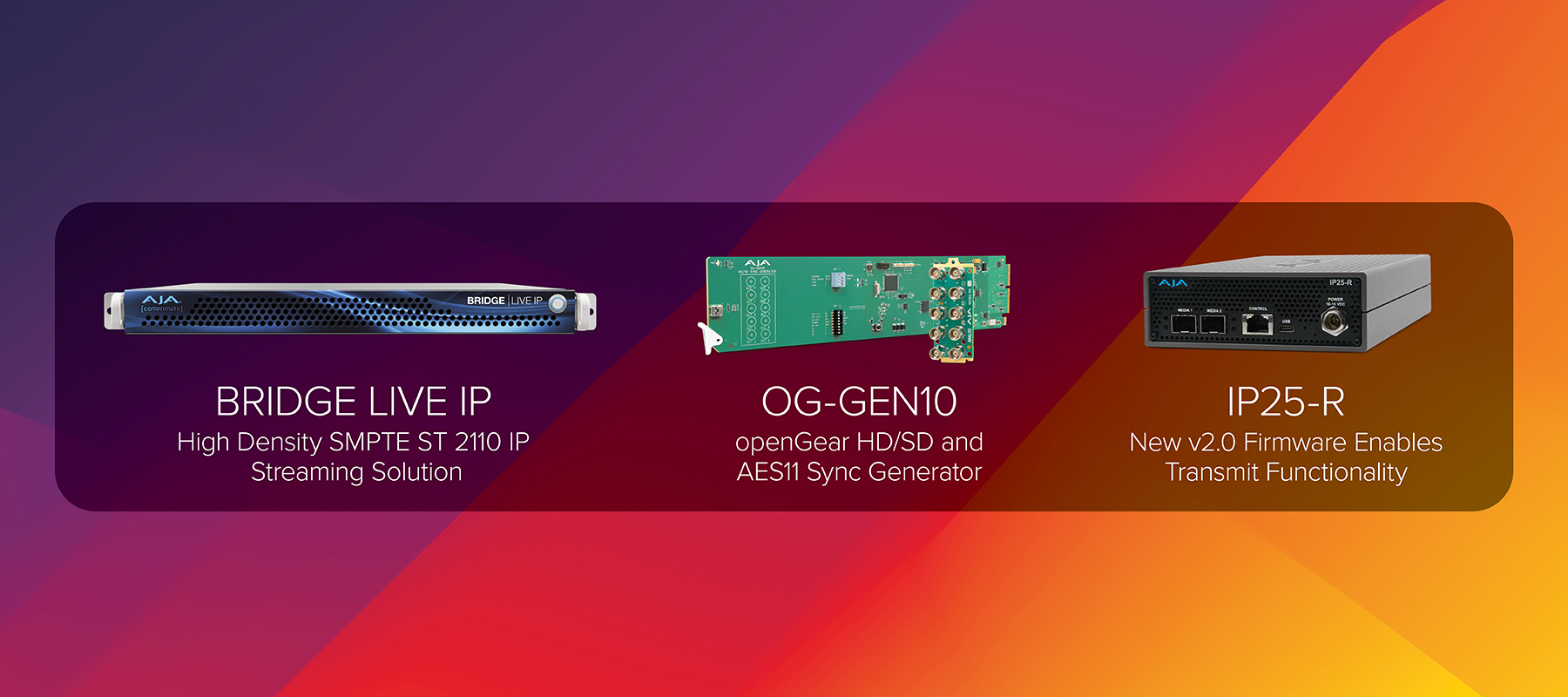 AJA Video Systems solutions to debut at NAB Show 2026.