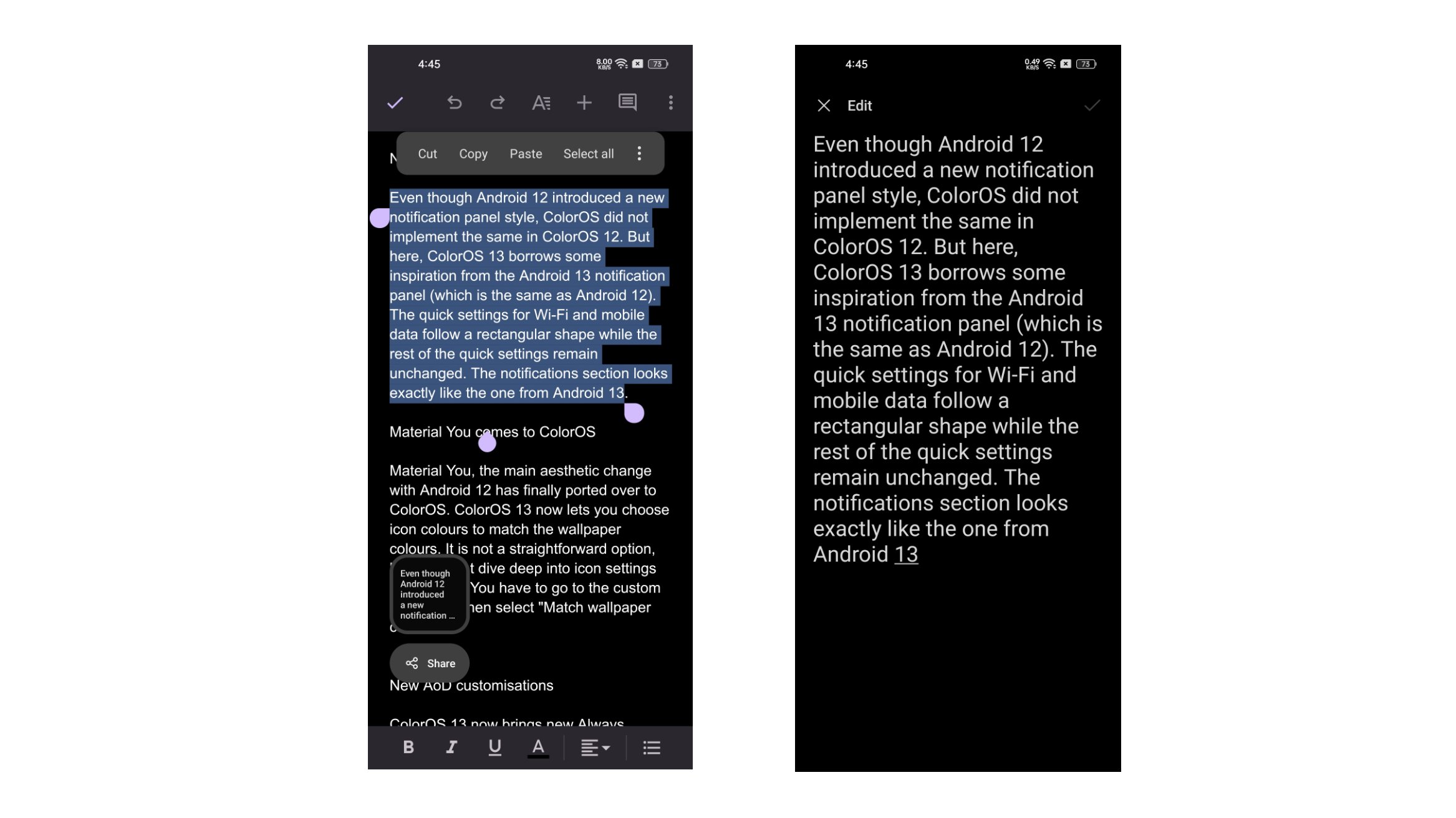 coloros 13 clipboard