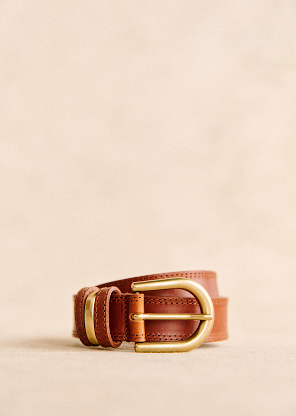 Taylor Belt - Natural Heritage - Vegetable-Tanned Smooth Cowhide Leather - Sézane