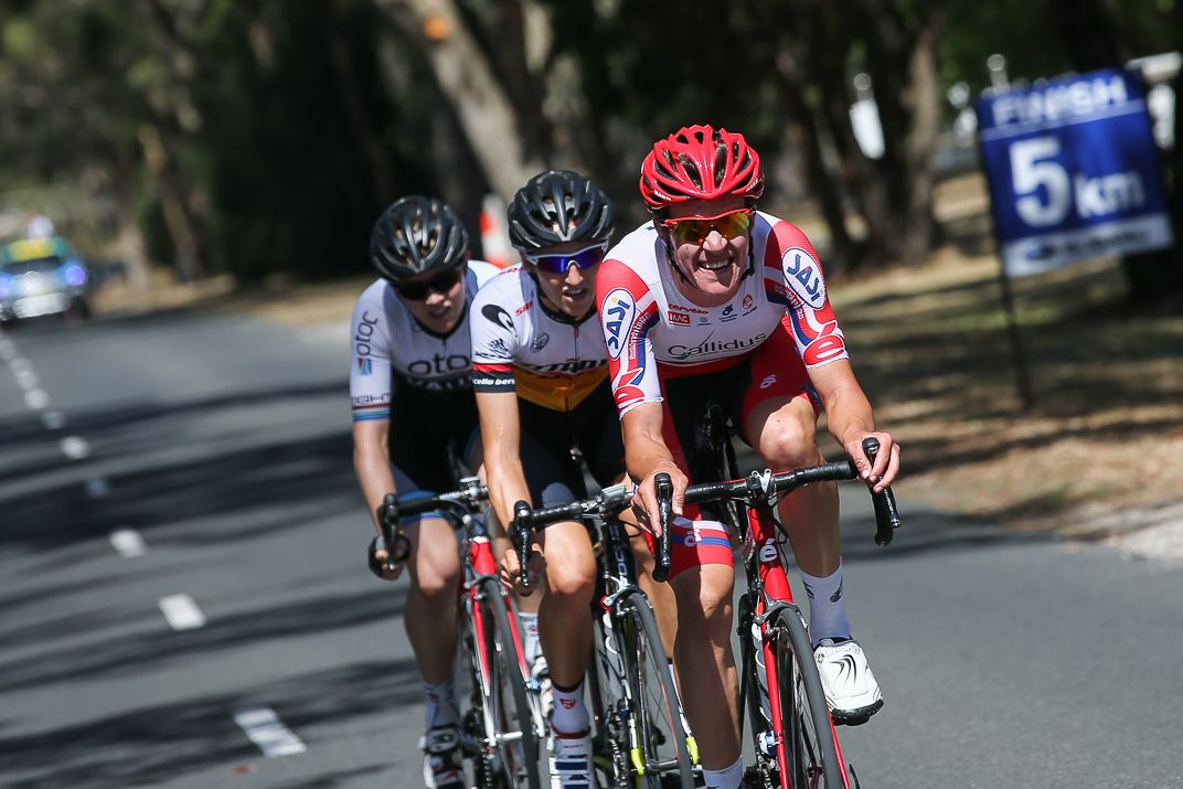 Miles Scotson leading the chase