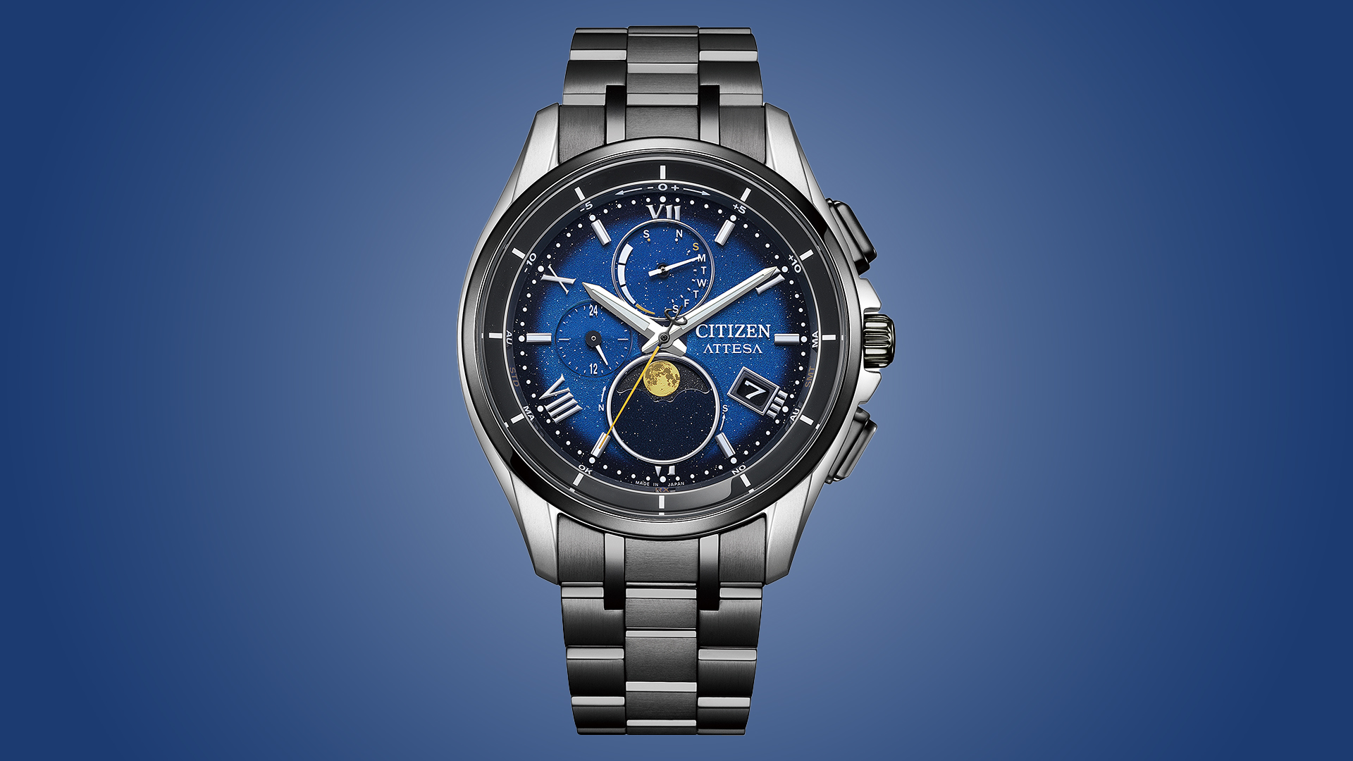 Limited edition Citizen Attesa embraces moon phase tech for a stunning ...