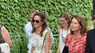 Pippa and Carole Middleton attend Wimbledon Tennis in 2017