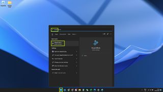 Screenshot of Windows 11 Start Menu with "Visual effects" highlighted