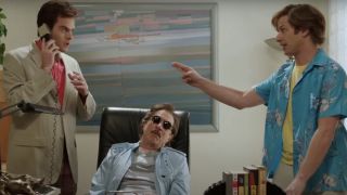 Bill Hader, Robert De Niro, and Andy Samberg in SNL Digital Short "Party at Mr. Bernard's"