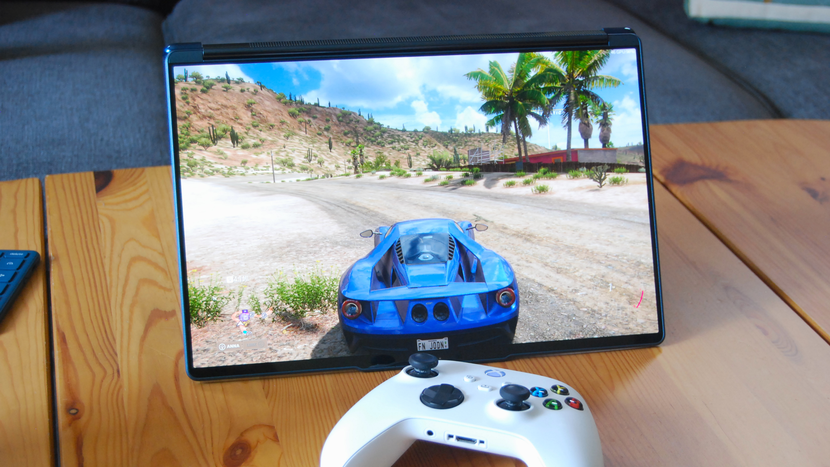 Forza Horizon 5 on the Yoga Book 9i 14