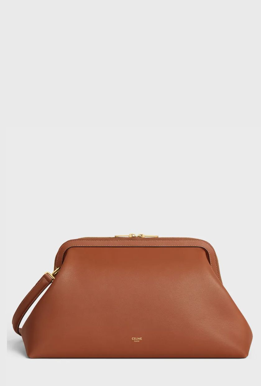 CELINE, Doctor's Pouch in Supple Natural Calfskin