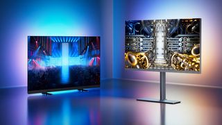 Philips OLED909 and OLED959 side by side with backlighting