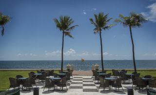 Galle Face Hotel, Colombo, Sri Lanka - On the terrace