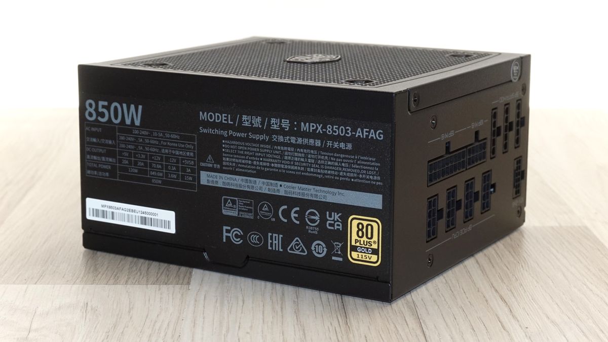 Cooler Master MWE Gold 850 V3 power supply review | Tom's Hardware
