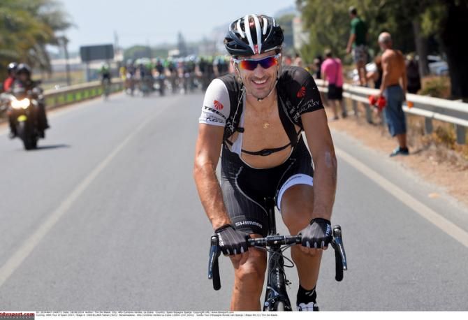 A smiling Fabian Cancellara (Trek)