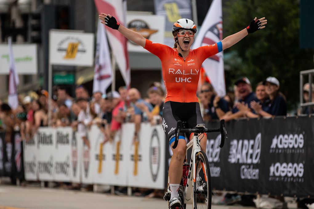 Emma White wins the 2019 US Pro criterium