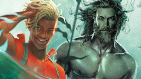 collage of Jackson Hyde and Arthur Curry