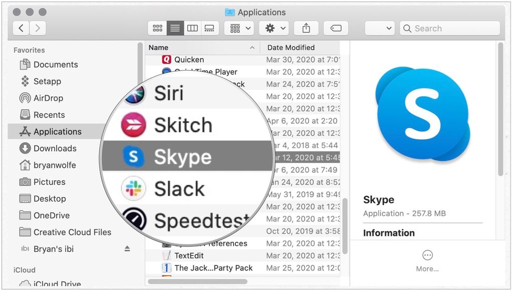 remove skype for business from mac