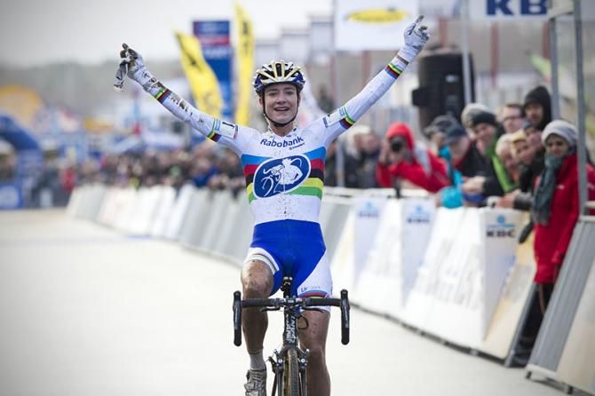 Marianne Vos was happy to triumph in Zolder