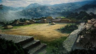 The so-called lost city in La Mosquitia as it may have appeared around 4,000 years ago.