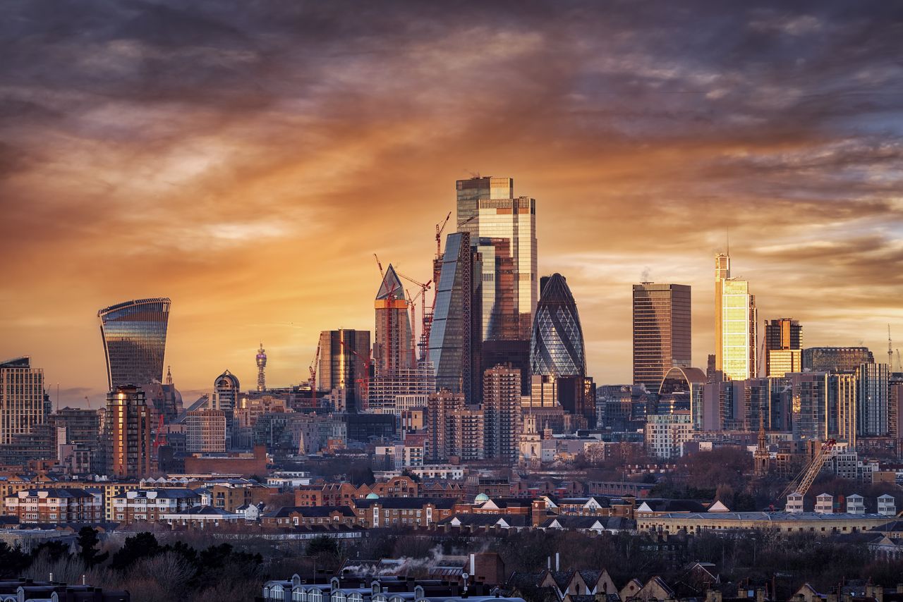 City of London skyline