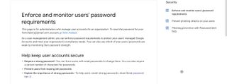 Google's password monitoring advice