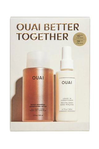 OUAI Detox Shampoo & Leave In Conditioner Hair Set