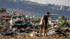 Lebanese search through rubble after Israeli airstrike