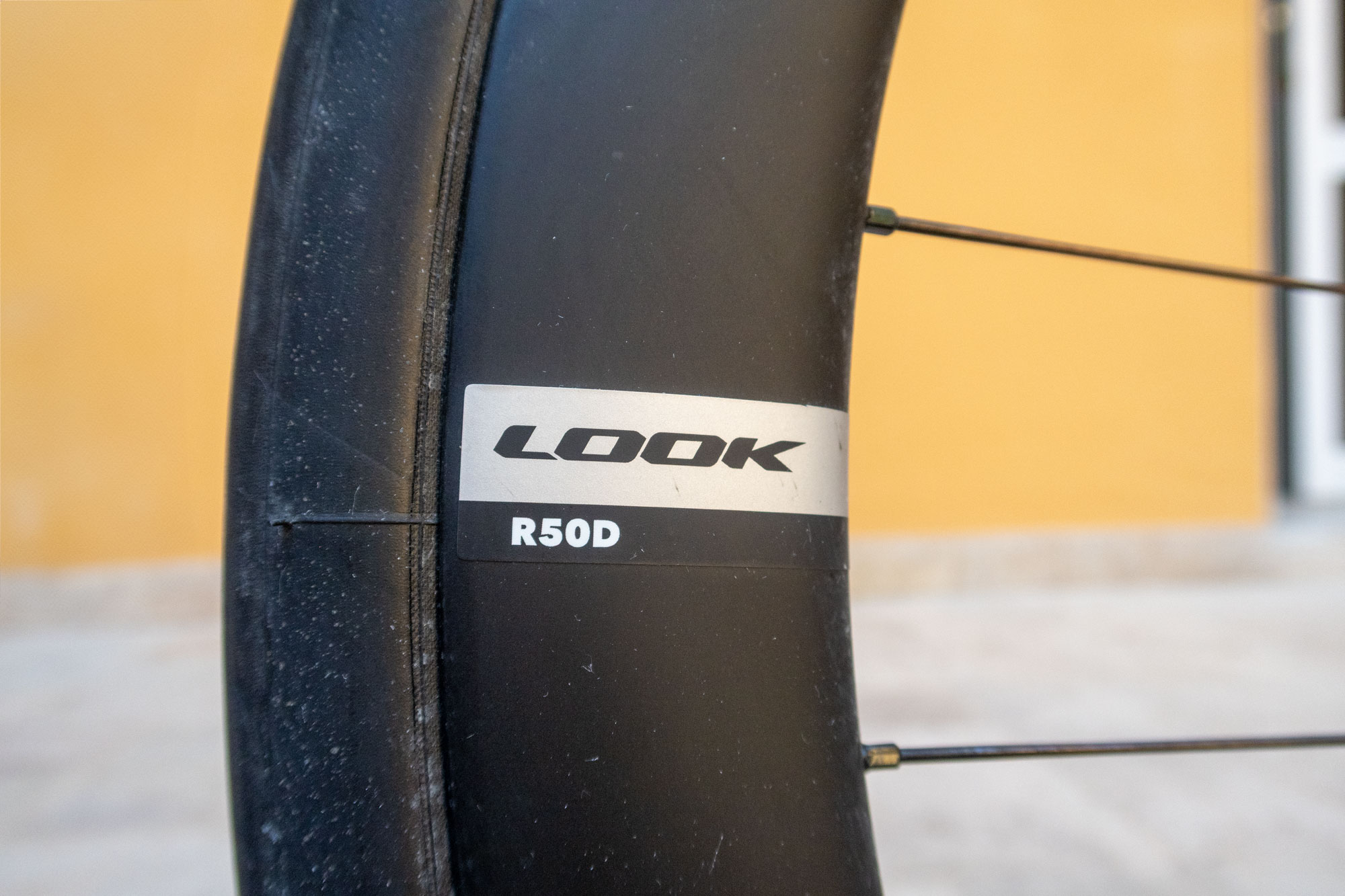 Look R50D wheels fitted to a Look 785 Huez as an option