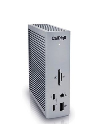 Product shot of CalDigit TS4 TB 4, one of the best docks for MacBook Pro