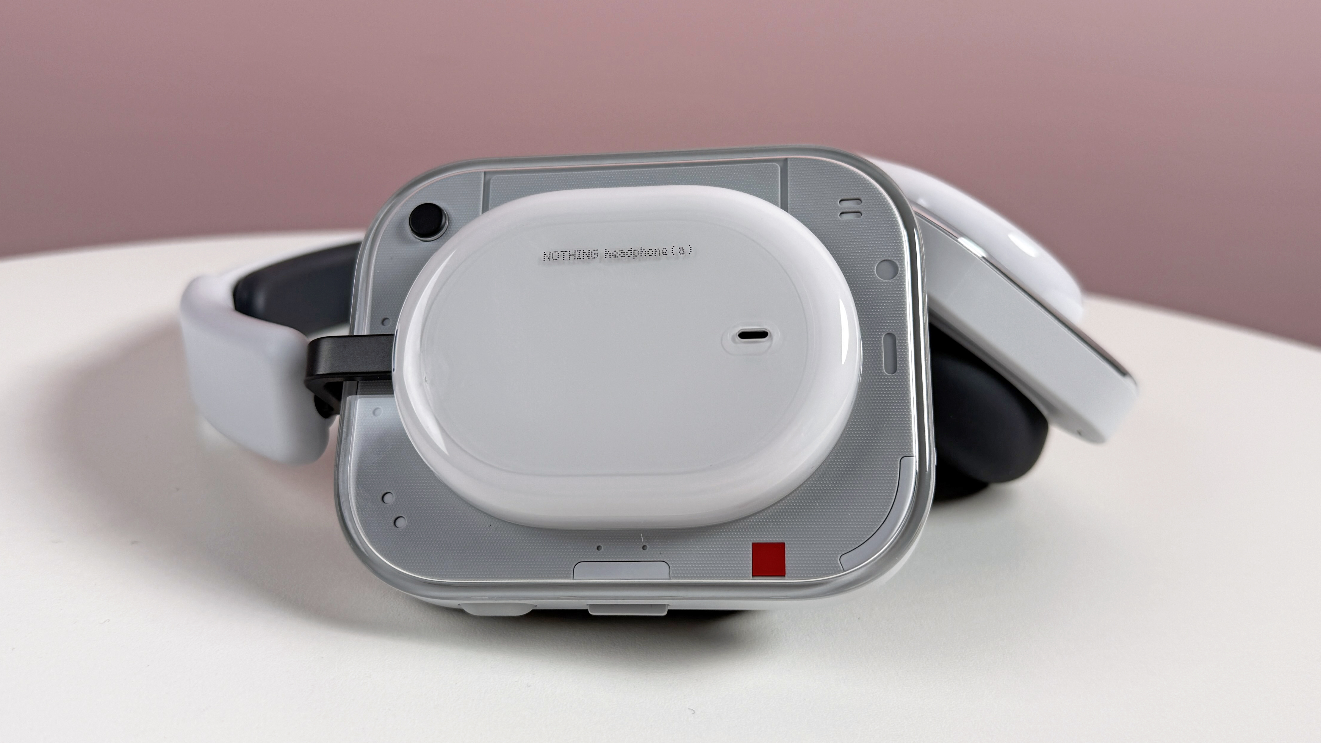 The Nothing Headphone (a) earcups in close-up