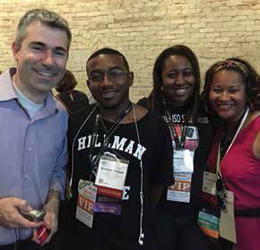 ISTE CEO Richard Culatta with Christian Padgett, Kimberly Lane, and Leader of the Year Runner Up Patricia Brown  