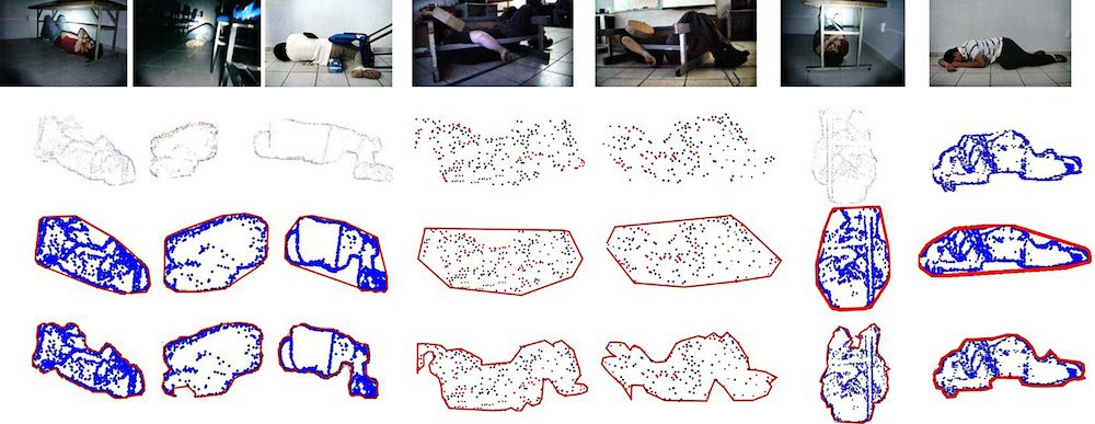 The new algorithm distinguishes between human bodies and debris.