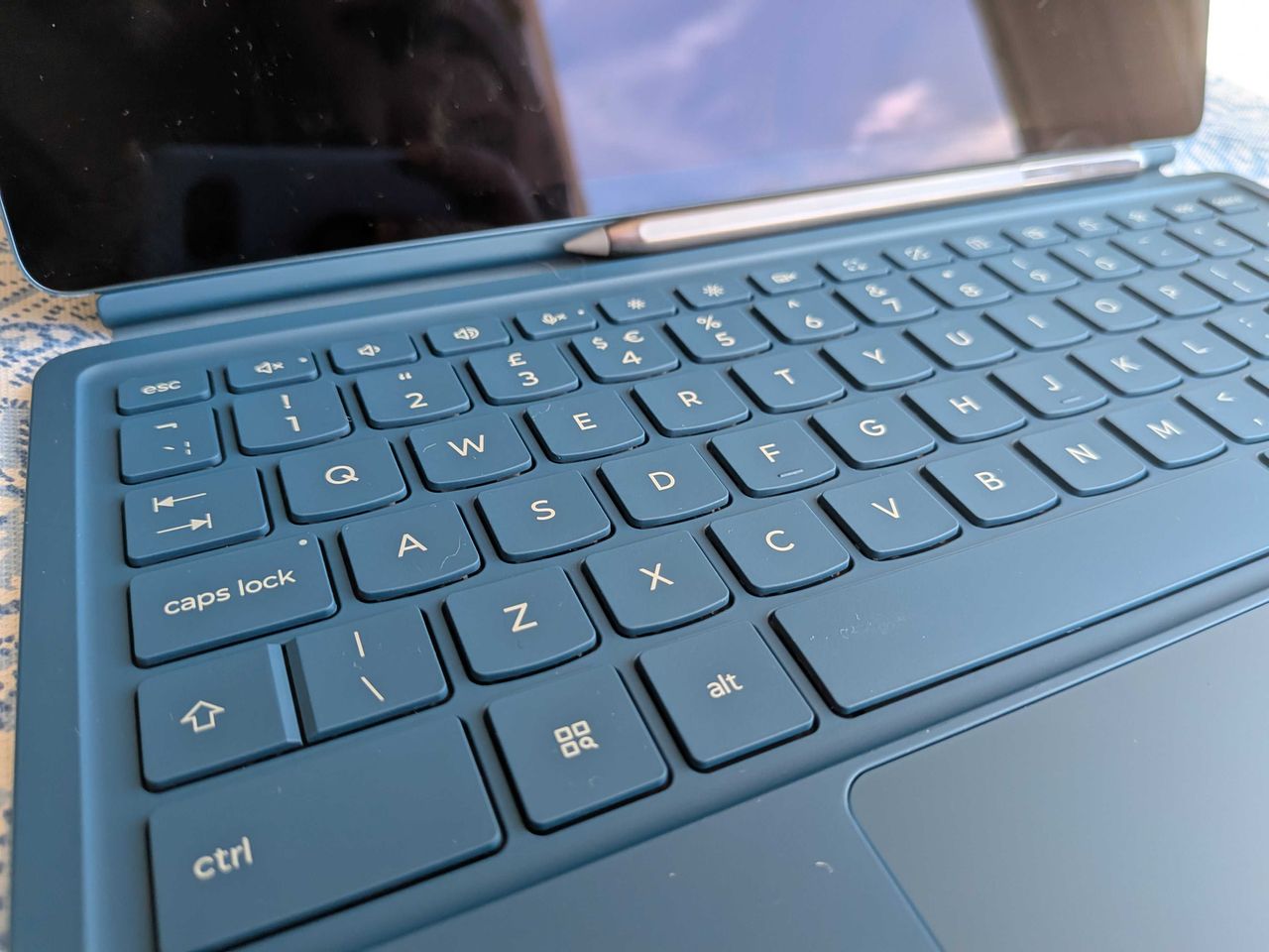 A Lenovo Yoga Tab Plus on a table